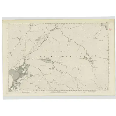 1875 Map of Ross-shire & Cromartyshire (Mainland), Sheet CII, 1880 Print