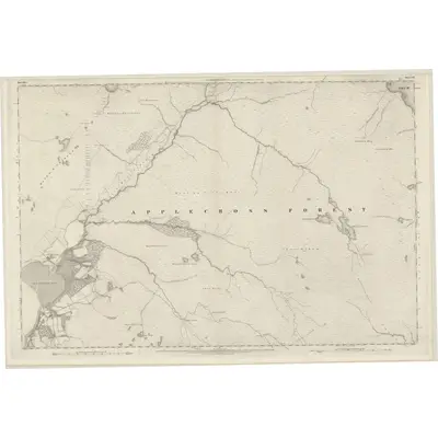 1875 Map of Ross-shire & Cromartyshire (Mainland), Sheet CII, 1880 Print
