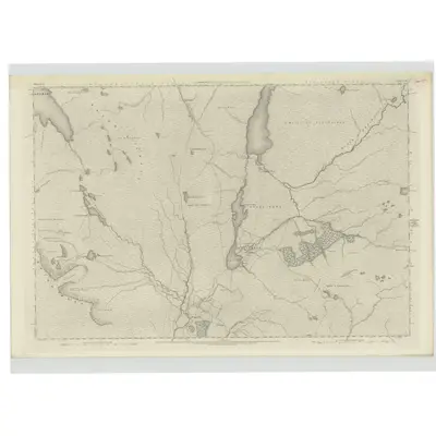 1875 Map of Ross-shire & Cromartyshire (Mainland), Sheet CIII, 1880 Print