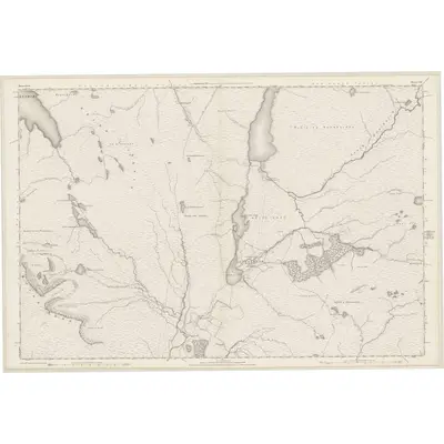 1875 Map of Ross-shire & Cromartyshire (Mainland), Sheet CIII, 1880 Print