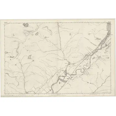 1875 Map of Ross-shire & Cromartyshire (Mainland), Sheet CIV, 1880 Print