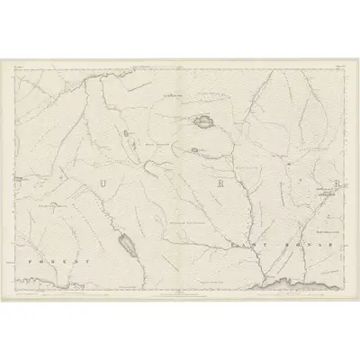 1875 Map of Ross-shire & Cromartyshire (Mainland), Sheet CVI, 1883 Print