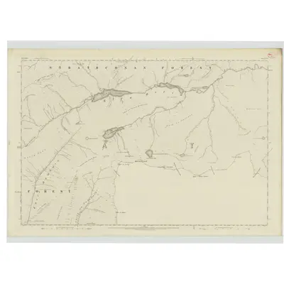 1875 Map of Ross-shire & Cromartyshire (Mainland), Sheet CVII, 1881 Print