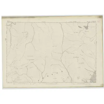 1873 Map of Ross-shire & Cromartyshire (Mainland), Sheet CVIII, 1876 Print