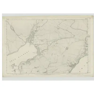 1875 Map of Ross-shire & Cromartyshire (Mainland), Sheet CX, 1880 Print