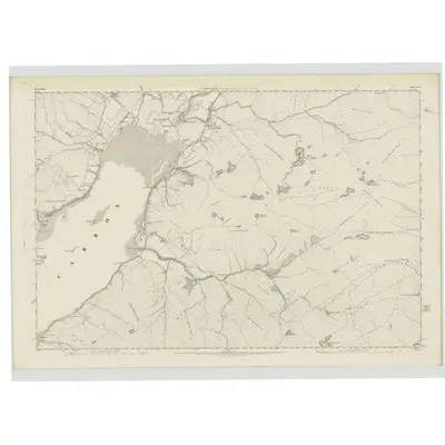 1875 Map of Ross-shire & Cromartyshire (Mainland), Sheet CXI, 1880 Print
