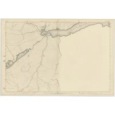 1875 Map of Ross-shire & Cromartyshire (Mainland), Sheet CXIII, 1881 Print