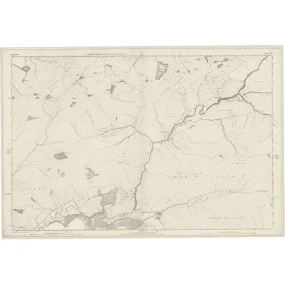 1875 Map of Ross-shire & Cromartyshire (Mainland), Sheet CXVIII, 1880 Print