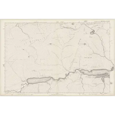 1875 Map of Ross-shire & Cromartyshire (Mainland), Sheet CXX, 1880 Print