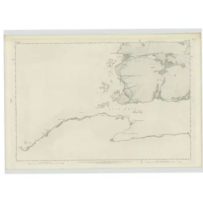 1875 Map of Ross-shire & Cromartyshire (Mainland), Sheet CXXII, 1880 Print