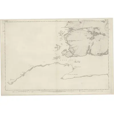 1875 Map of Ross-shire & Cromartyshire (Mainland), Sheet CXXII, 1880 Print