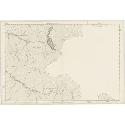 1874 Map of Ross-shire & Cromartyshire (Mainland), Sheet CXXIX, 1880 Print