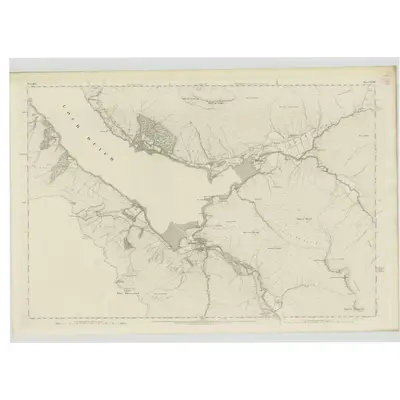 1874 Map of Ross-shire & Cromartyshire (Mainland), Sheet CXXVIII, 1880 Print