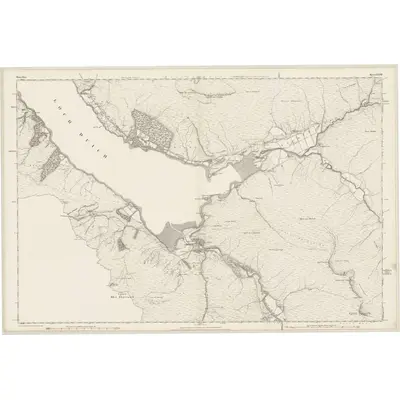 1874 Map of Ross-shire & Cromartyshire (Mainland), Sheet CXXVIII, 1880 Print