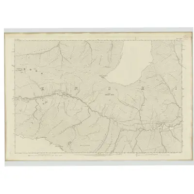 1874 Map of Ross-shire & Cromartyshire (Mainland), Sheet CXXXII, 1880 Print