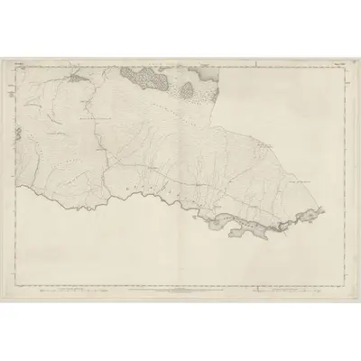 1874 Map of Ross-shire & Cromartyshire (Mainland), Sheet CXXXV, 1880 Print