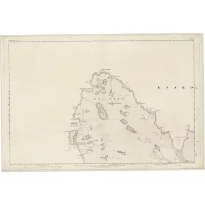 1875 Map of Ross-shire & Cromartyshire (Mainland), Sheet IB, 1881 Print
