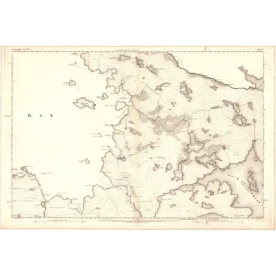 1875 Map of Ross-shire & Cromartyshire (Mainland), Sheet IC, 1881 Print