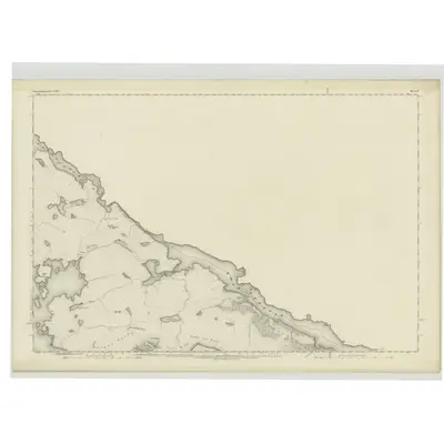1875 Map of Ross-shire & Cromartyshire (Mainland), Sheet II, 1881 Print