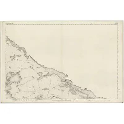 1875 Map of Ross-shire & Cromartyshire (Mainland), Sheet II, 1881 Print