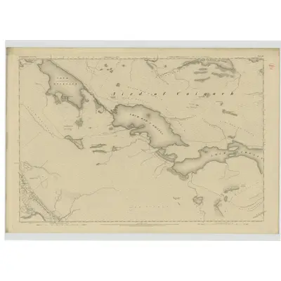 1875 Map of Ross-shire & Cromartyshire (Mainland), Sheet III, 1881 Print