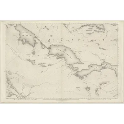 1875 Map of Ross-shire & Cromartyshire (Mainland), Sheet III, 1881 Print