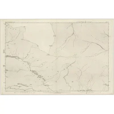 1874 Map of Ross-shire & Cromartyshire (Mainland), Sheet IX, 1881 Print