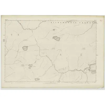 1875 Map of Ross-shire & Cromartyshire (Mainland), Sheet LI, 1881 Print