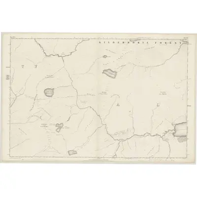 1875 Map of Ross-shire & Cromartyshire (Mainland), Sheet LI, 1881 Print
