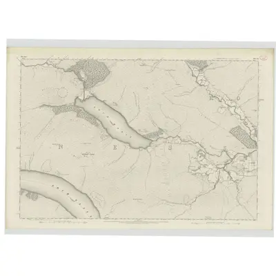 1875 Map of Ross-shire & Cromartyshire (Mainland), Sheet LII, 1880 Print