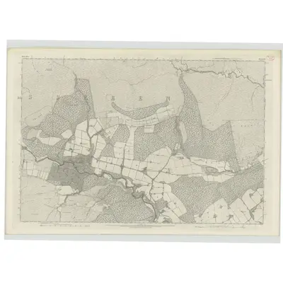 1875 Map of Ross-shire & Cromartyshire (Mainland), Sheet LIII, 1880 Print