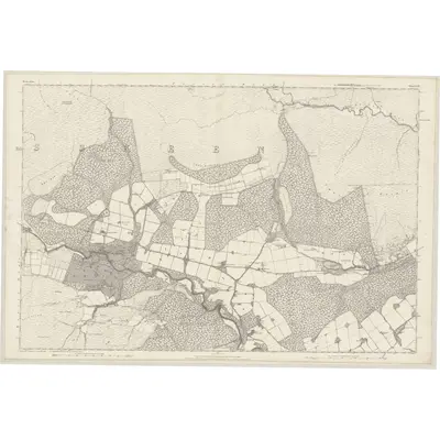 1875 Map of Ross-shire & Cromartyshire (Mainland), Sheet LIII, 1880 Print