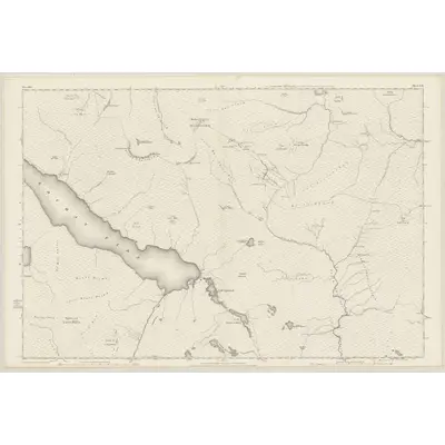 1875 Map of Ross-shire & Cromartyshire (Mainland), Sheet LIX, 1881 Print