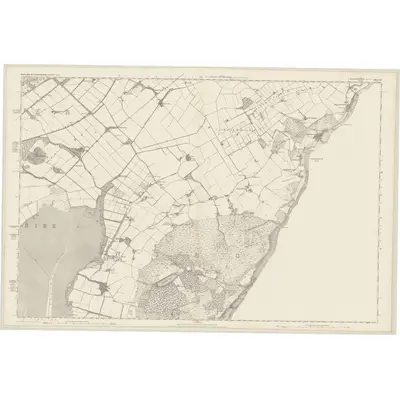 1872 Map of Ross-shire & Cromartyshire (Mainland), Sheet LV, 1881 Print