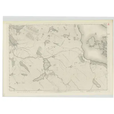 1875 Map of Ross-shire & Cromartyshire (Mainland), Sheet LVII, 1881 Print