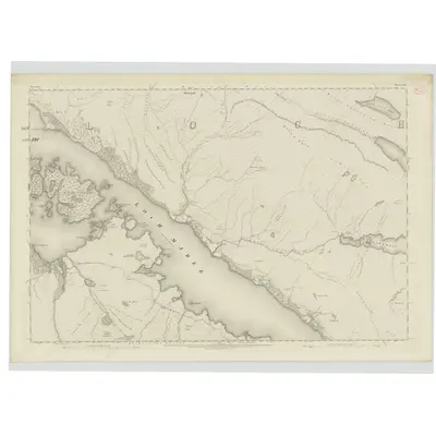 1875 Map of Ross-shire & Cromartyshire (Mainland), Sheet LVIII, 1881 Print