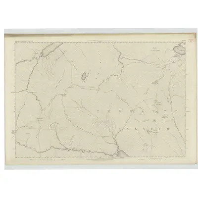 1875 Map of Ross-shire & Cromartyshire (Mainland), Sheet LX, 1881 Print