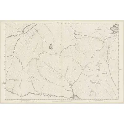 1875 Map of Ross-shire & Cromartyshire (Mainland), Sheet LX, 1881 Print