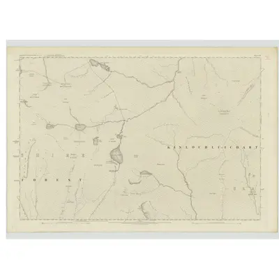 1875 Map of Ross-shire & Cromartyshire (Mainland), Sheet LXI, 1881 Print