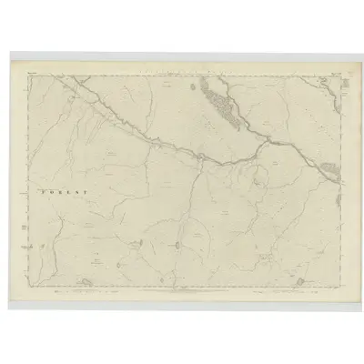 1875 Map of Ross-shire & Cromartyshire (Mainland), Sheet LXII, 1881 Print