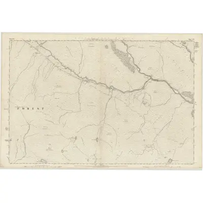 1875 Map of Ross-shire & Cromartyshire (Mainland), Sheet LXII, 1881 Print