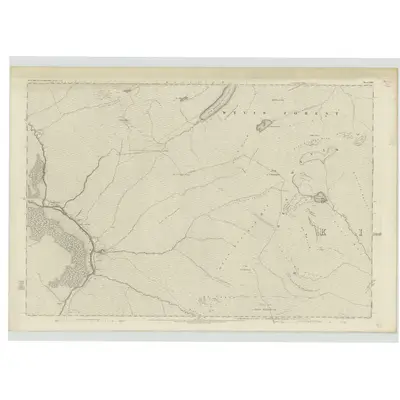 1875 Map of Ross-shire & Cromartyshire (Mainland), Sheet LXIII, 1881 Print