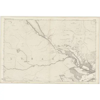1875 Map of Ross-shire & Cromartyshire (Mainland), Sheet LXIV, 1881 Print