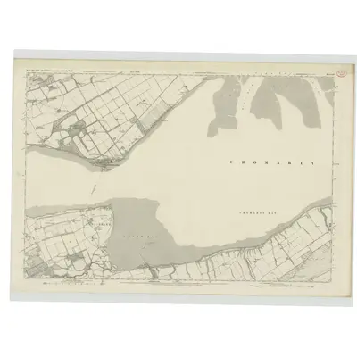 1872 Map of Ross-shire & Cromartyshire (Mainland), Sheet LXVI, 1880 Print