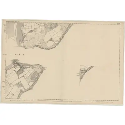 1871 Map of Ross-shire & Cromartyshire (Mainland), Sheet LXVII (with inset LXXIX), 1880 Print