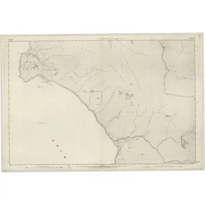 1874 Map of Ross-shire & Cromartyshire (Mainland), Sheet LXVIII, 1881 Print