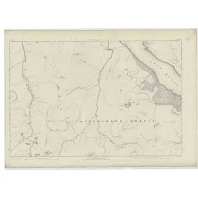 1875 Map of Ross-shire & Cromartyshire (Mainland), Sheet LXX, 1881 Print