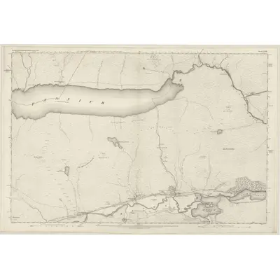 1875 Map of Ross-shire & Cromartyshire (Mainland), Sheet LXXIII, 1881 Print