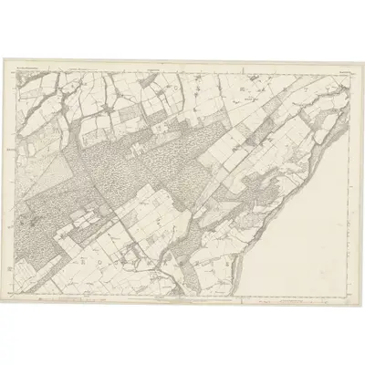 1871 Map of Ross-shire & Cromartyshire (Mainland), Sheet LXXVIII, 1880 Print