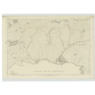 1875 Map of Ross-shire & Cromartyshire (Mainland), Sheet LXXXI, 1881 Print